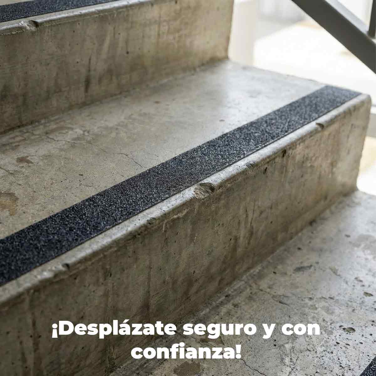 Cinta Antiderrapante Negro 25mm x 9m De Seguridad Escalera Pisos Navitek NAVITEK Ferreabasto