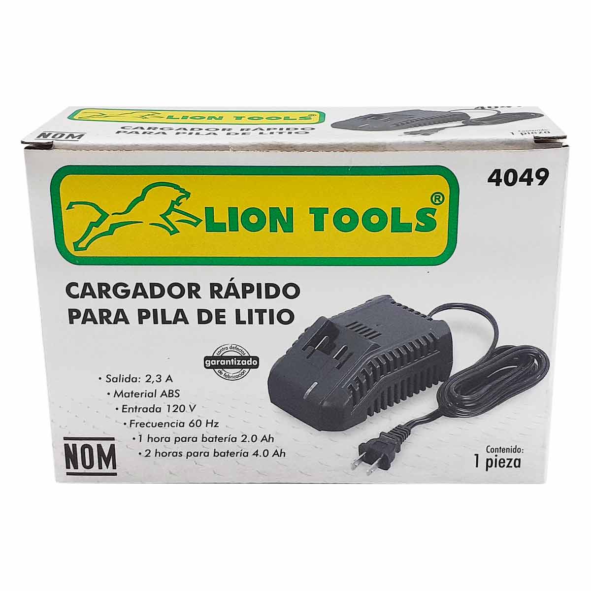 Cargador Rápido Para Herramientas Inalámbricas 120V 60Hz