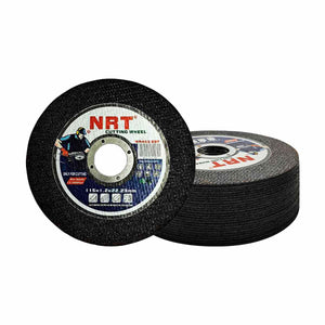 PACK 100 PZS DISCO DE CORTE DE METAL Y ACERO INOXIDABLE 4 1/2” (115MM) X 1.2MM X 7/8” (22MM) NRT