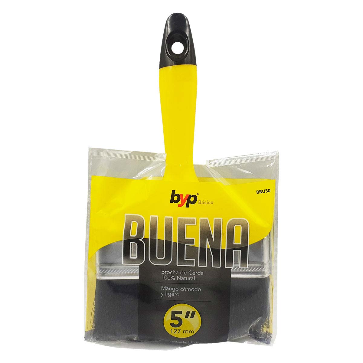 Brocha La Buena 5 Pulgadas Cerda Natural Economica Byp BROCHAS Y PRODUCTOS S de RL de CV Ferreabasto