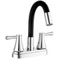 Mezcladora Para Lavabo 4" Con Cubierta Y Manerales Cuerpo Acero Inoxidable Roalflux