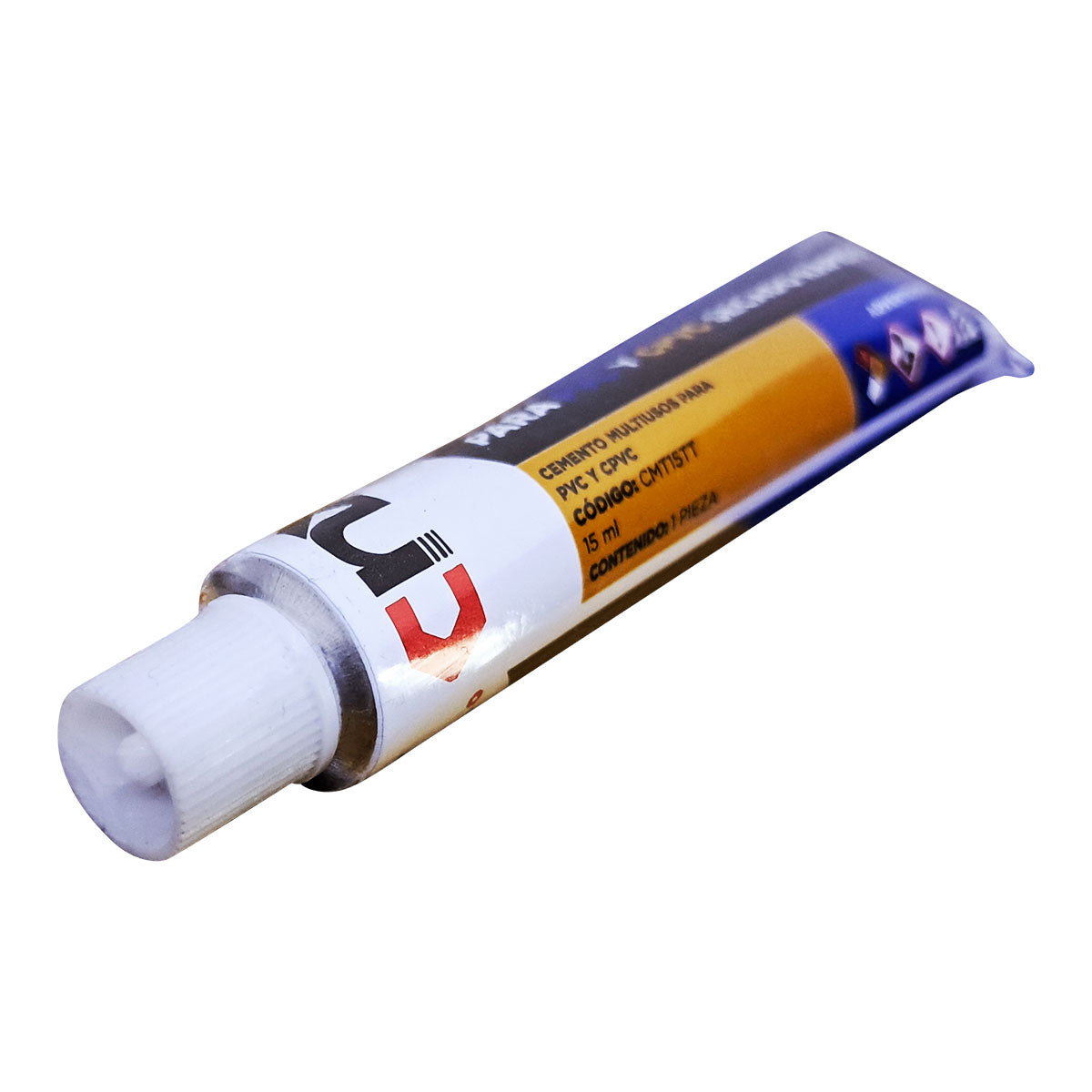 Cemento Multiuso Para Pvc Cpvc Transparente 15ml Blister 10 Pz