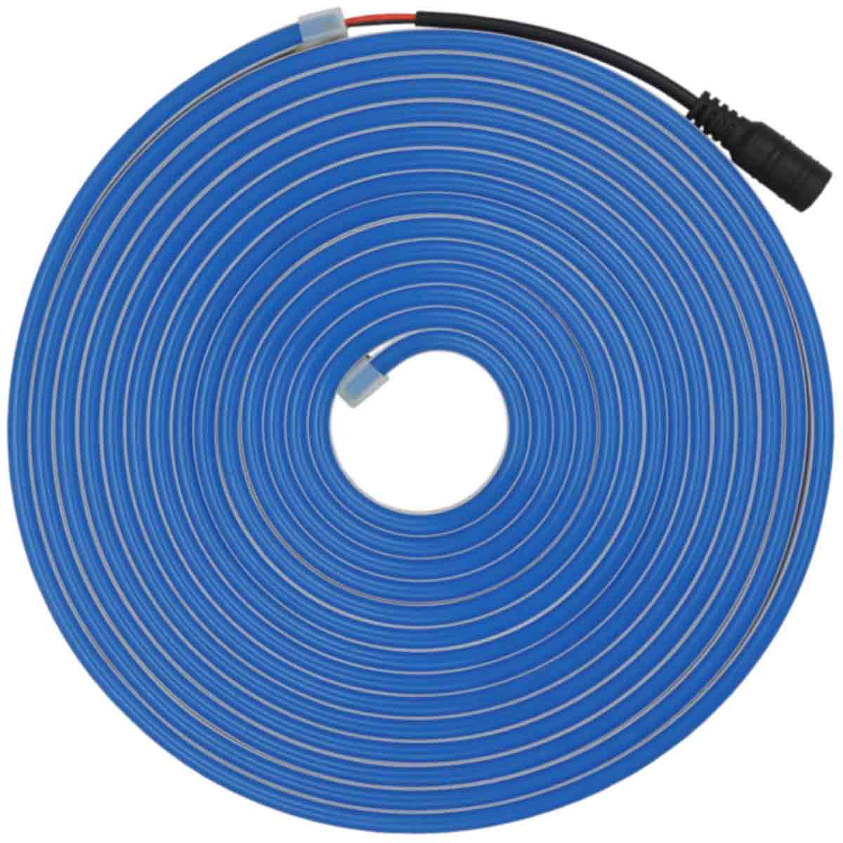 Tira Led Neon Flexible 5M Sumergible Sin Fuente Azul