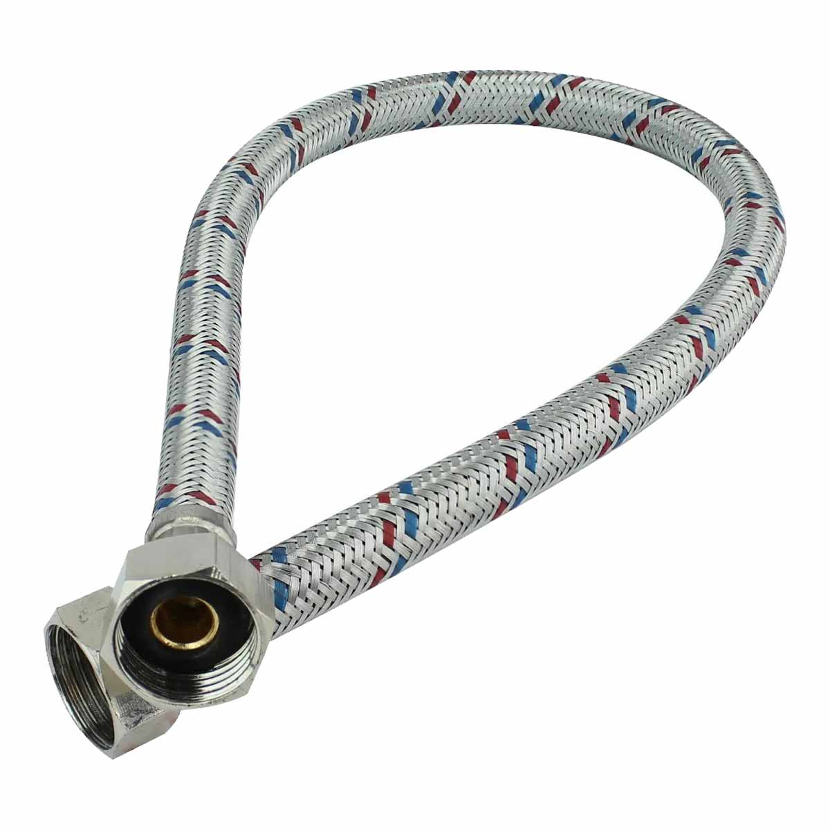 Manguera Flexible Para Boiler De 1/2 X 3/4 Pulgadas 60cm Aluminio