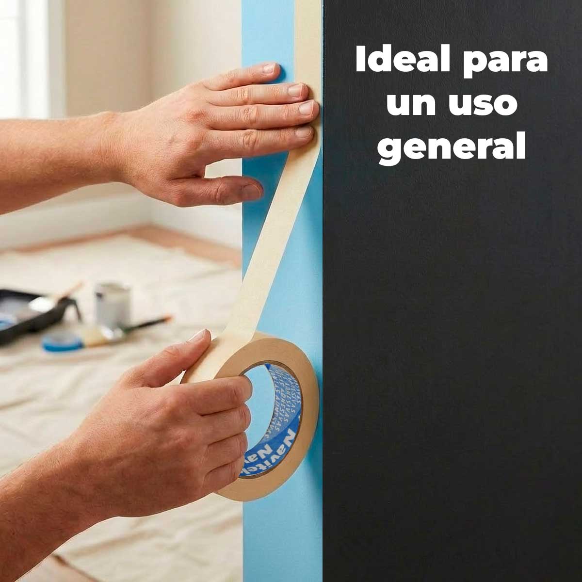 Masking Tape Uso General 125 18mm x 50m Natural Navitek NAVITEK Ferreabasto