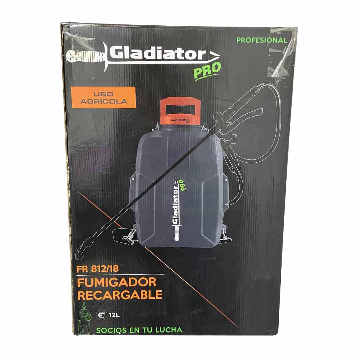 Fumigadora Aspersora Electrica 12L Recargable Profesional
