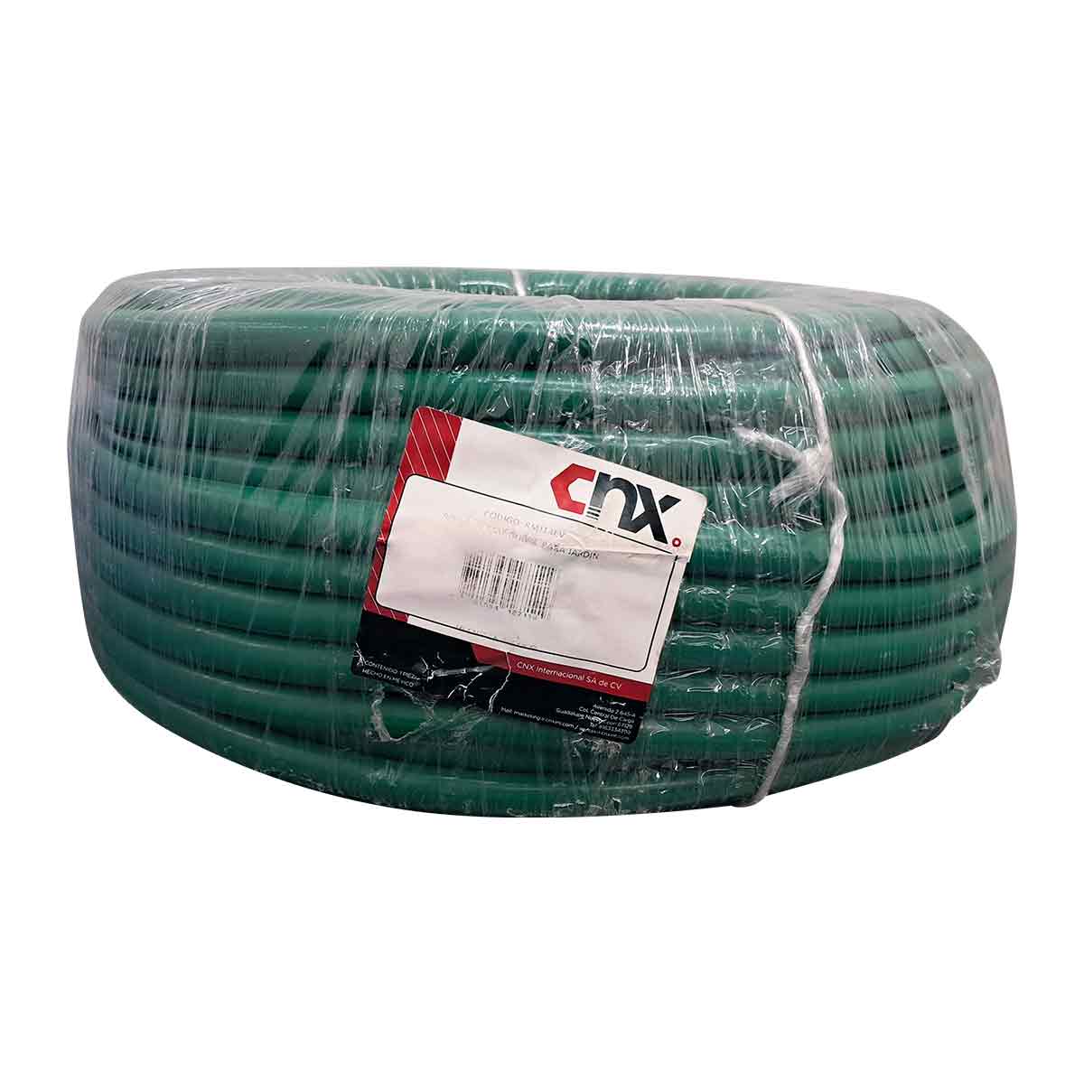 Manguera Para Jardin 1/2 Pulg Rollo 100m Bicapa Verde