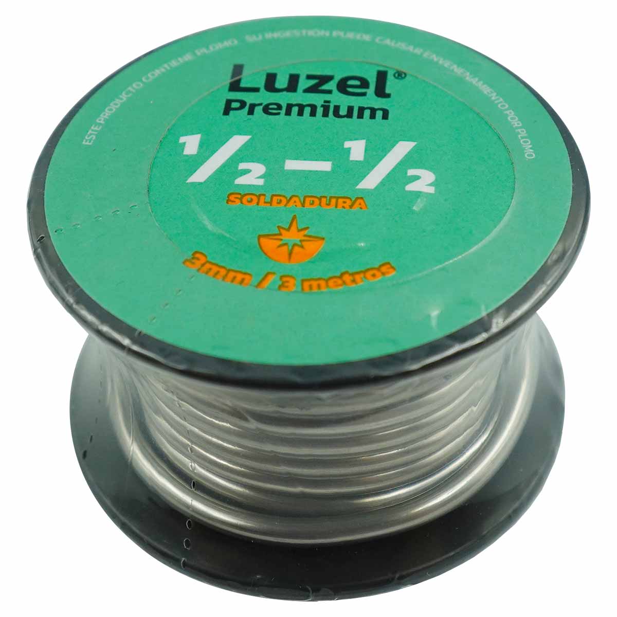Soldadura Solida 1/2-1/2 225Gr 3mm x 3M Luzel Premium
