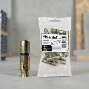 Bolsa Con 15 Pzs Taquete Expansivo 1/4 Pulg Tipo Z Acero