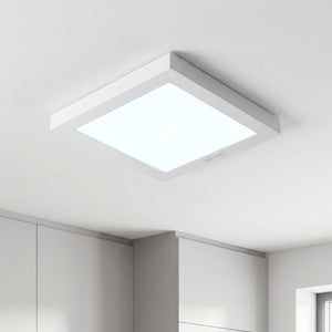Lampara Led Luminario Cuadrada De Sobreponer 18W Luz Fria