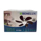 Ventilador De Techo Con Lampara 75cm 50w Chocolate Benelux BENELUX Ferreabasto