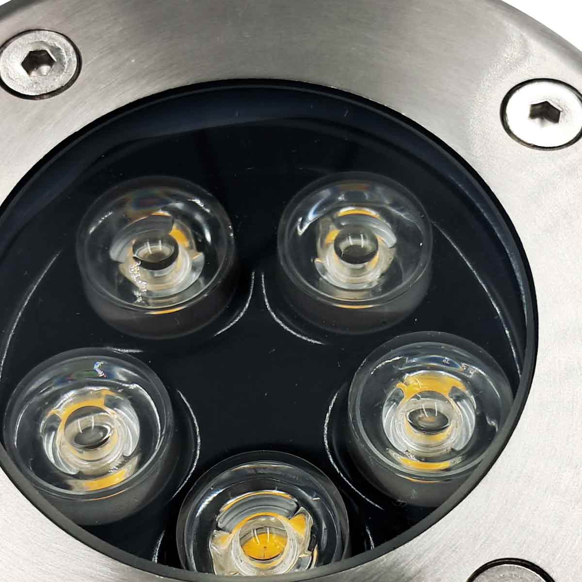 Luminario LED Empotrable Para Piso Redondo 5W Calida Wanergy WANERGY Ferreabasto