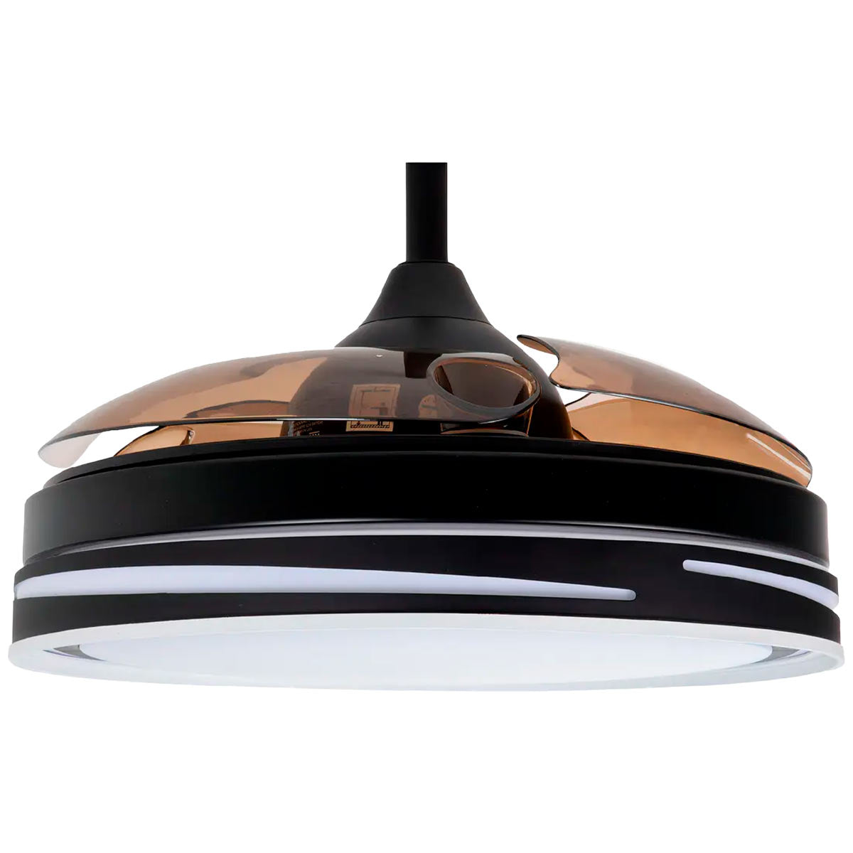 Ventilador De Techo Decorativo 42 Pulg Lucerna 3 Aspas Retractiles Igoto