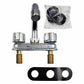 Mezcladora Lavabo ABS Cuerpo Bronce Acabado Cromo Fontanery