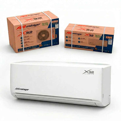 Aire Acondicionado Minisplit 18,000 BTU 230V Inverter X32 Mirage CWF181E MIRAGE Ferreabasto
