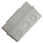 Caja Sobreponer Riel Policarbonato 4-5 Ventanas 240V 100A 60Hz