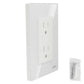 Placa Armada Cristal Con Contacto Duplex Blanco Igoto IGOTO Ferreabasto