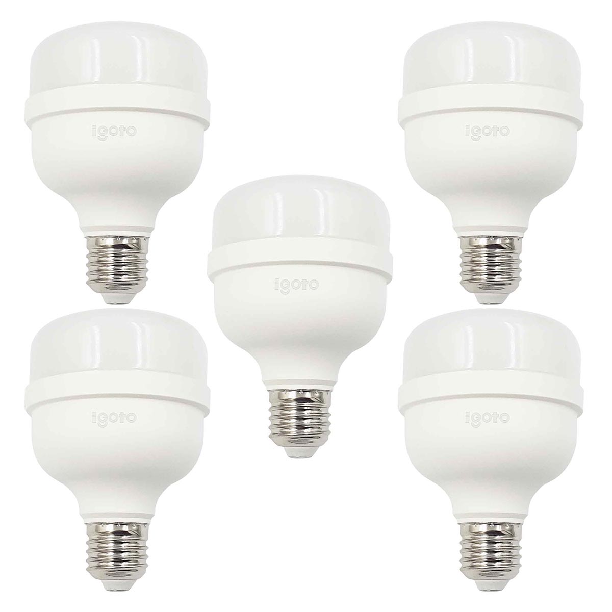 cinco focos led alta potencia 20w