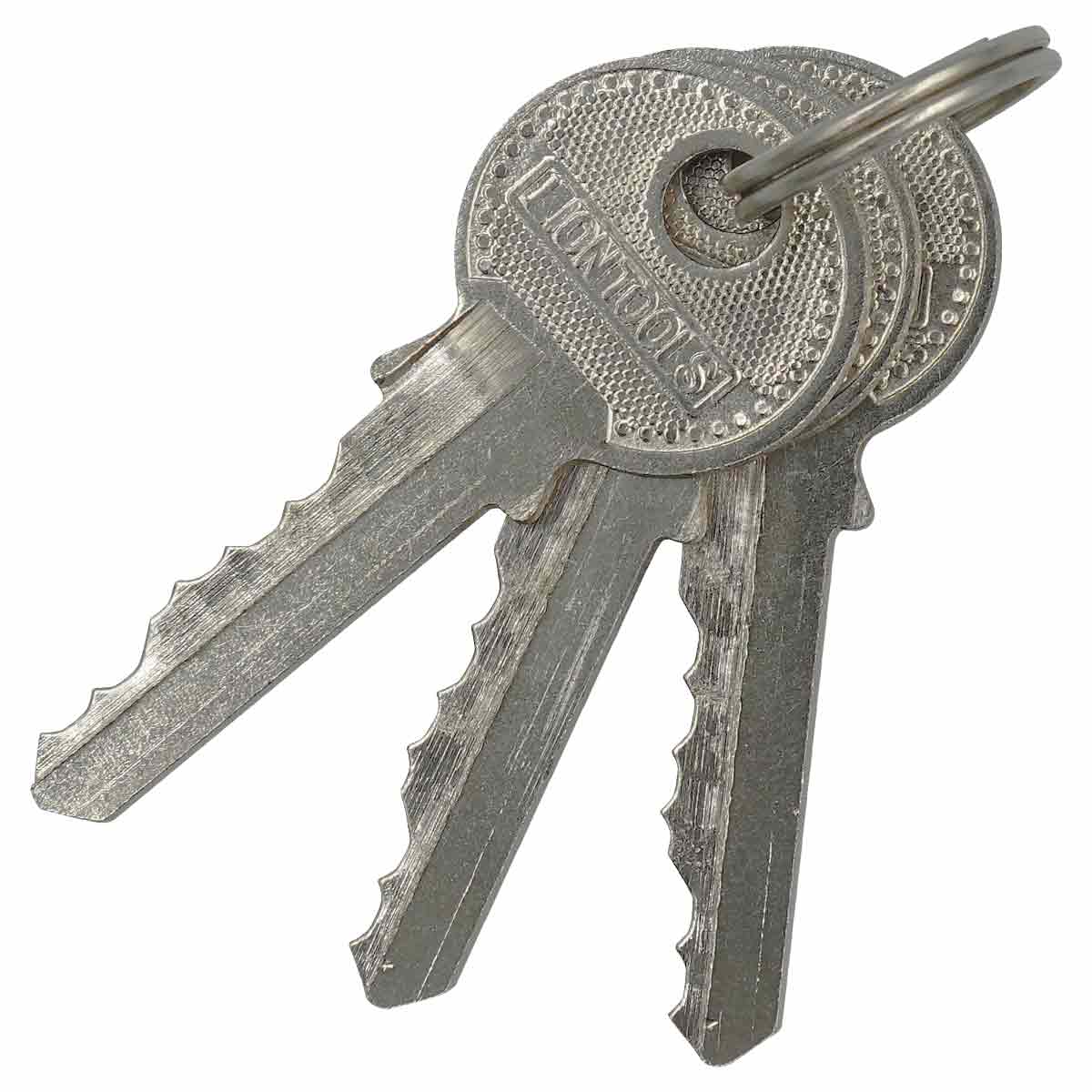 Candado De Hierro 50mm Gancho Corto Seguridad 3 Llaves