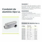 Condulet Tipo LL De Aluminio De 1 Pulgada Gris Argos