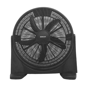 Ventilador De Piso 20 Pulgadas 120W 3 Velocidades Negro Benelux
