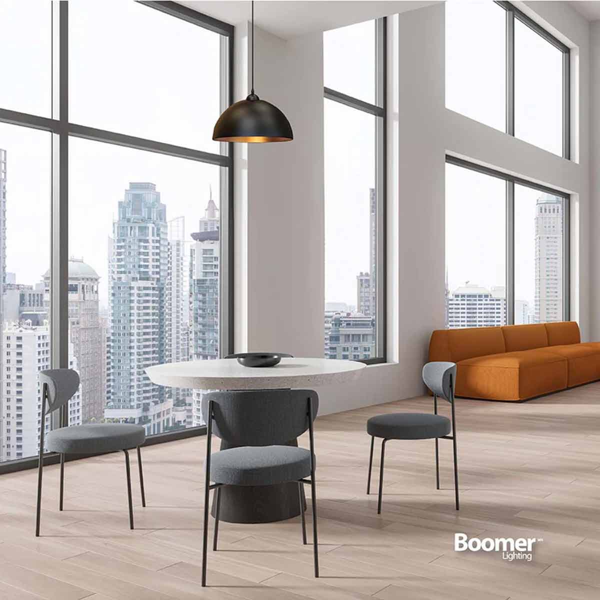 Lampara Luminario Led Colgante Modelo MASSIMA Negro 15W