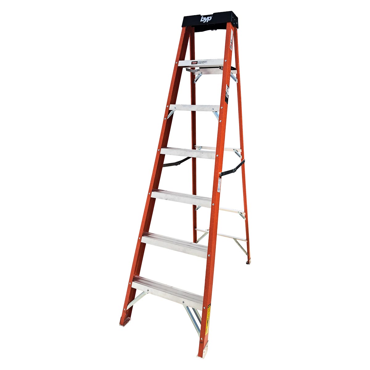 Escalera Tijera De Fibra De Vidrio Tipo II 175 Kg 6 Escalones