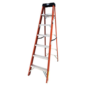 Escalera Tijera De Fibra De Vidrio Tipo II 175 Kg 6 Escalones