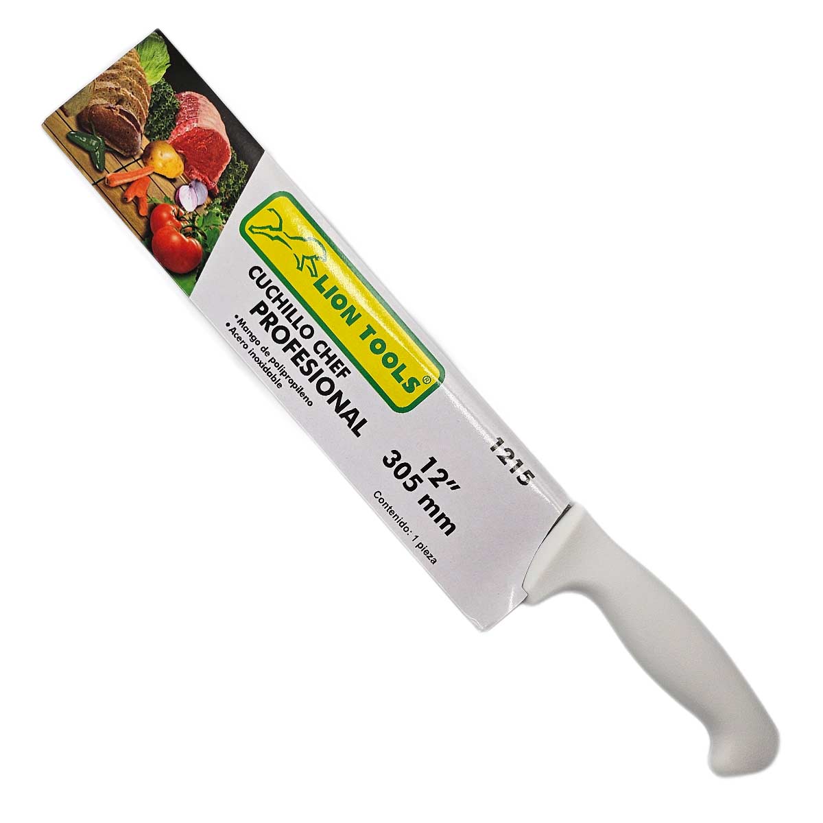 Cuchillo Profesional Chef Cocina 12 Pulg Acero Inoxidable