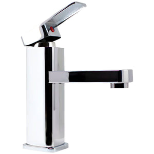 Mezcladora Monomando Para Lavabo Sin Chapeton Acabado Cromo Roalflux