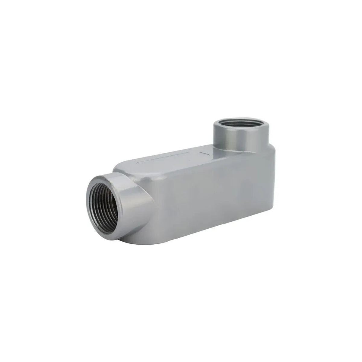 Condulet Tipo LB De Aluminio De 1/2 Pulg Gris Argos