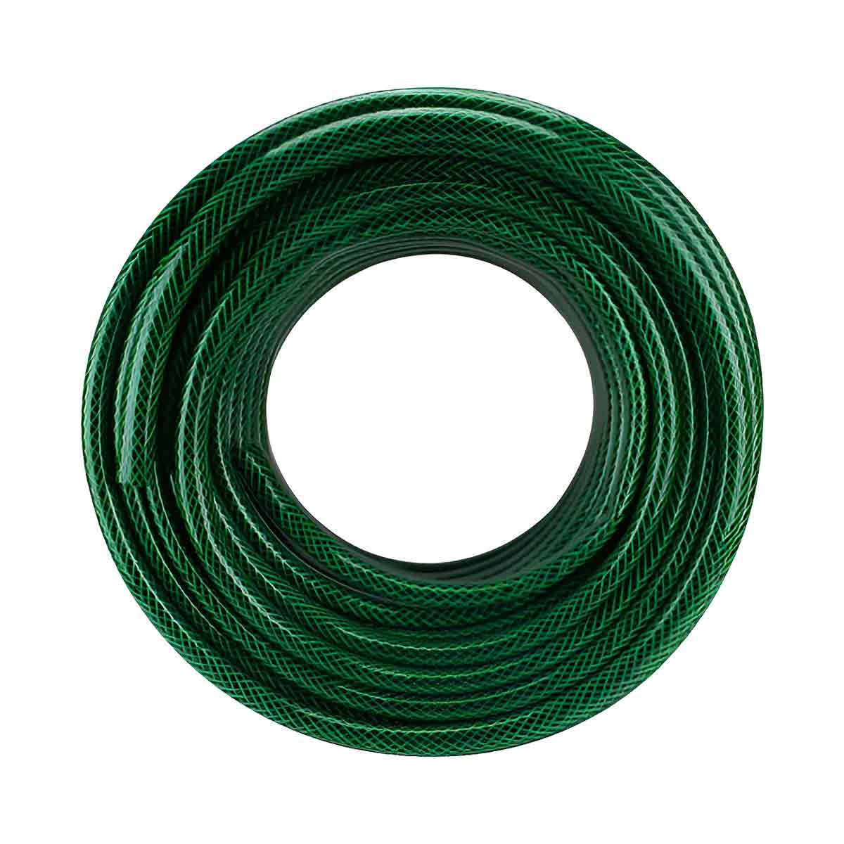 Manguera Reforzada 3 Capas Rollo 50m 3/4 Pulg Verde