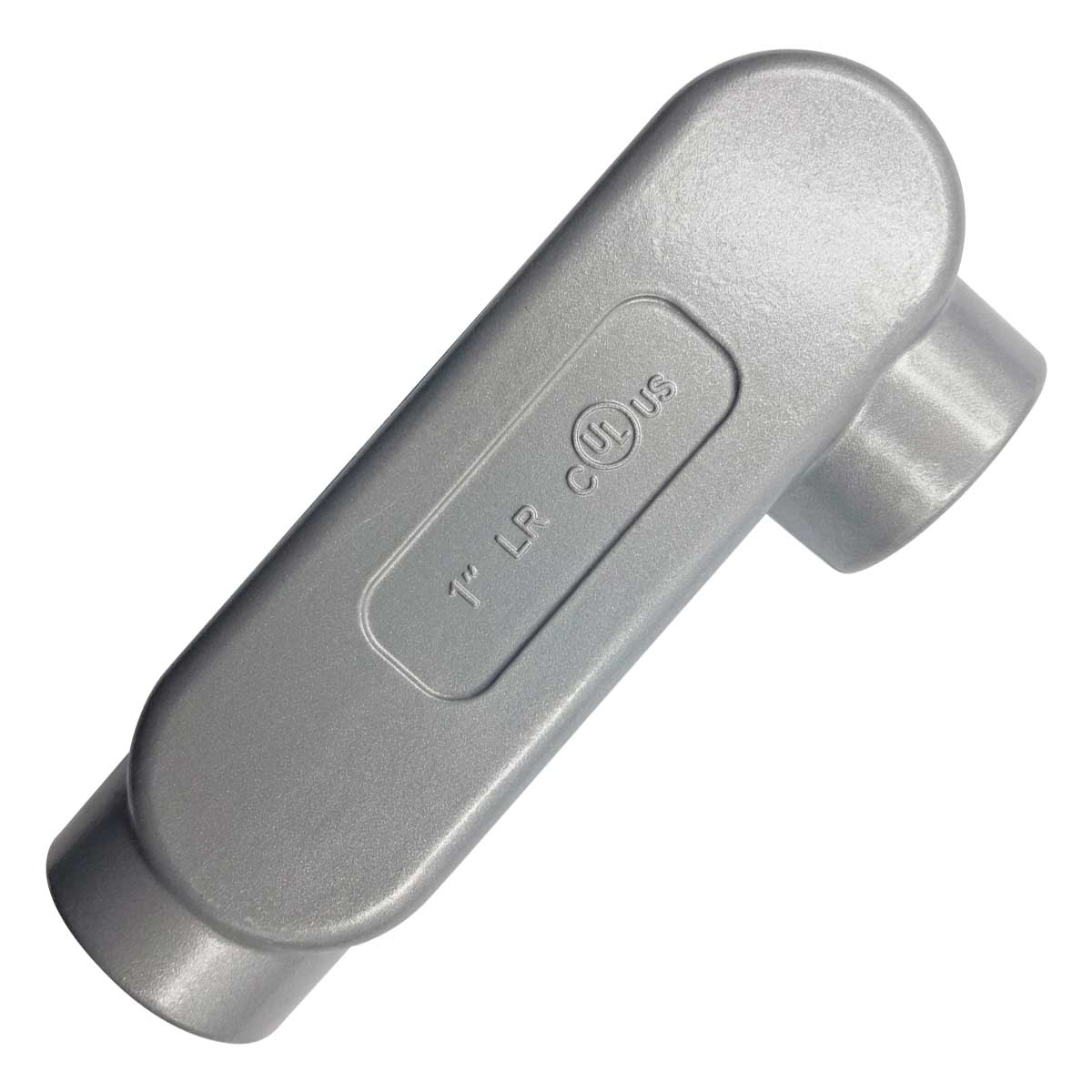 Condulet Tipo LR De Aluminio De 1 Pulgada Gris Argos