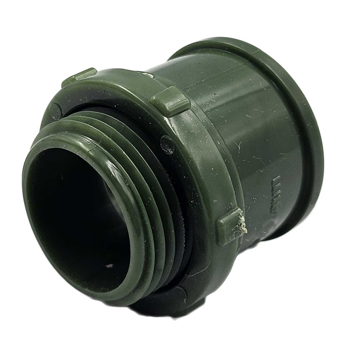 Conector Con Rosca Conduit Pvc Pesado Verde 1 1/2 Pulg Argos