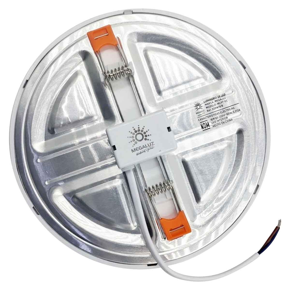 Lampara Luminario Led Circular Empotrable 18W Luz Fria
