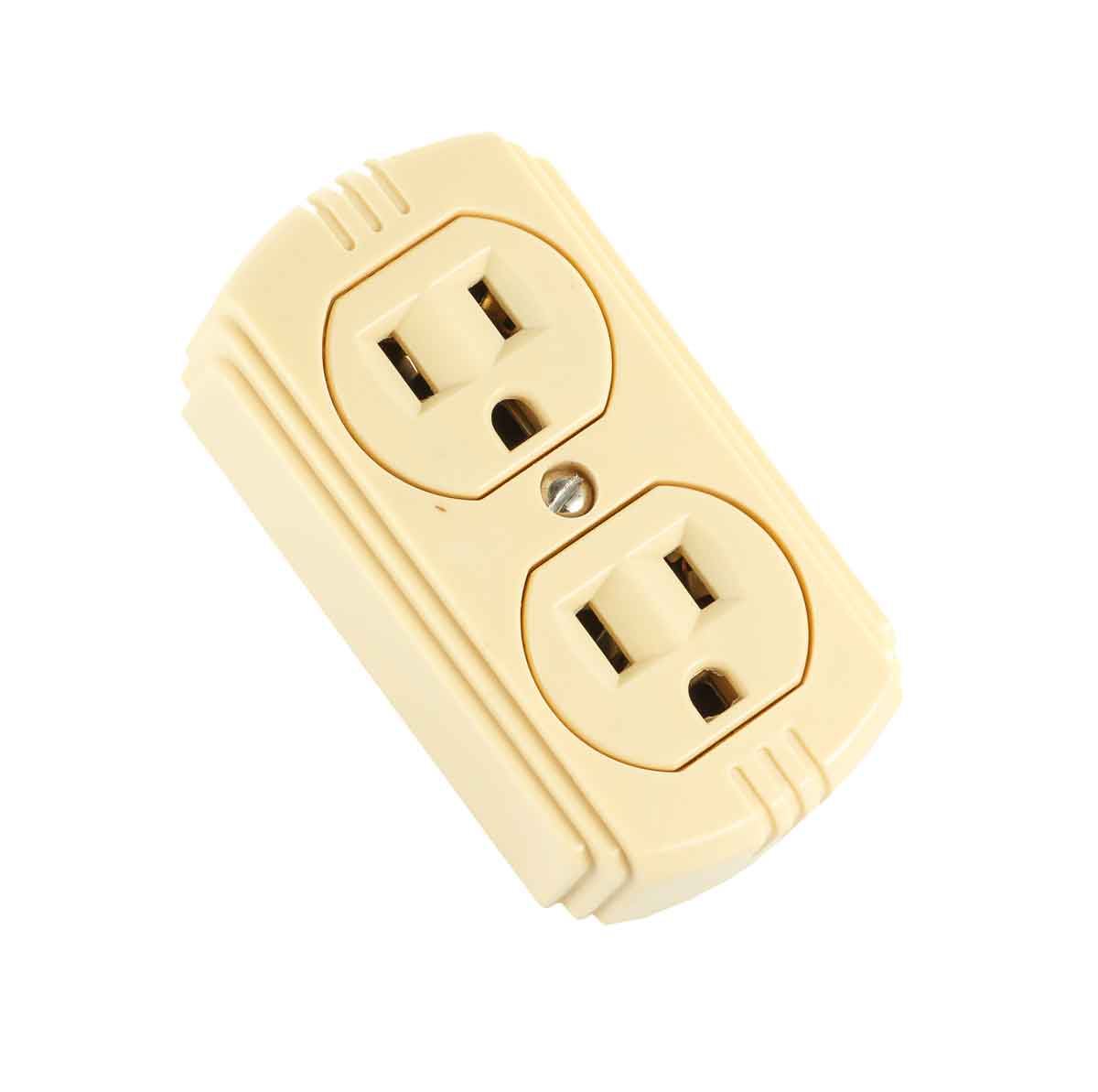 Contacto Duplex Visible Aterrizado 125V-15A – Ferreabasto