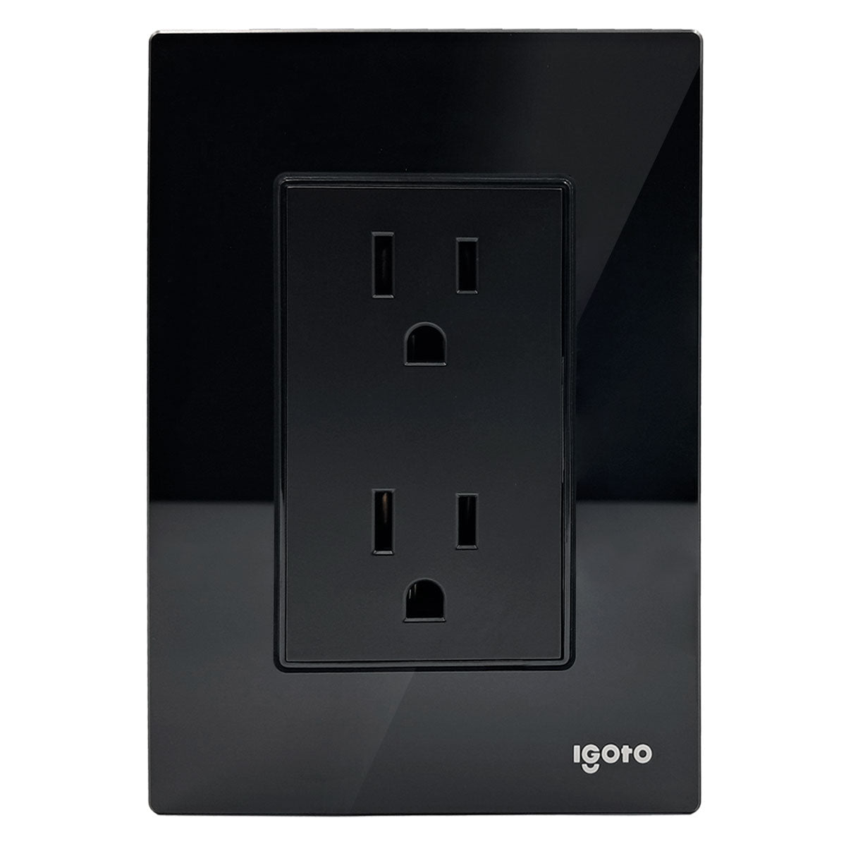 Placa Armada Cristal Con Contacto Duplex Blanco Igoto IGOTO Ferreabasto