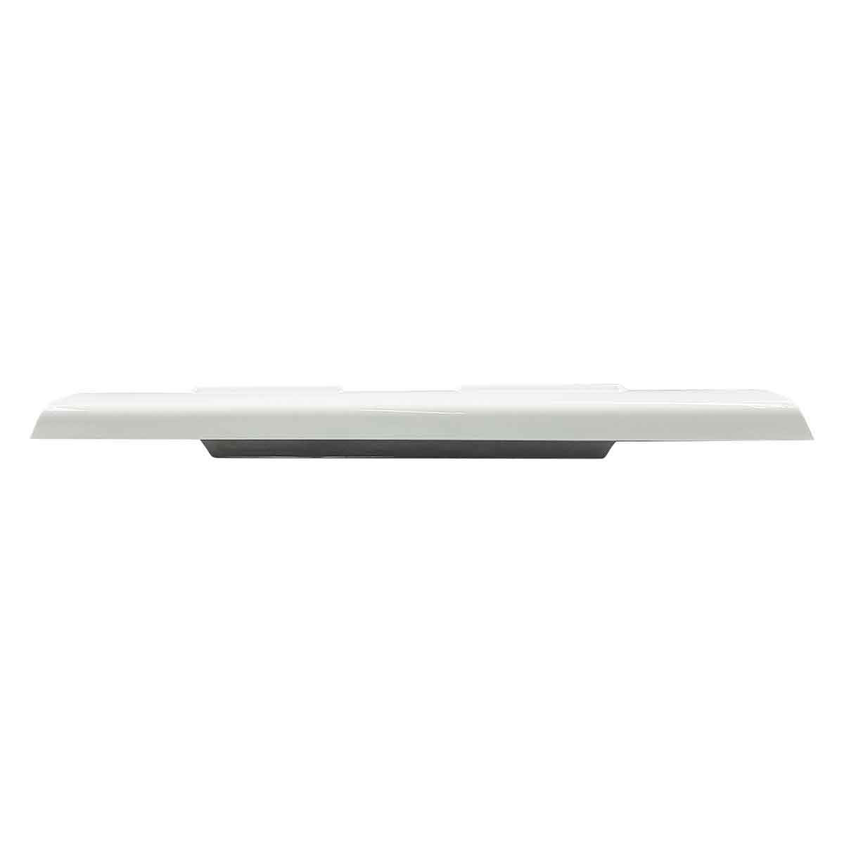 Picaporte Liège Blanco - Placa Estrecha 24 Mm, Para Puertas De 67-72 Mm De Grosor