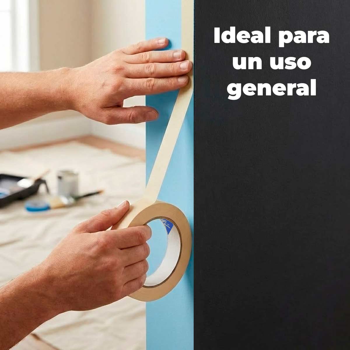 Masking Tape Uso General 125 12mm x 50m Natural Navitek NAVITEK Ferreabasto