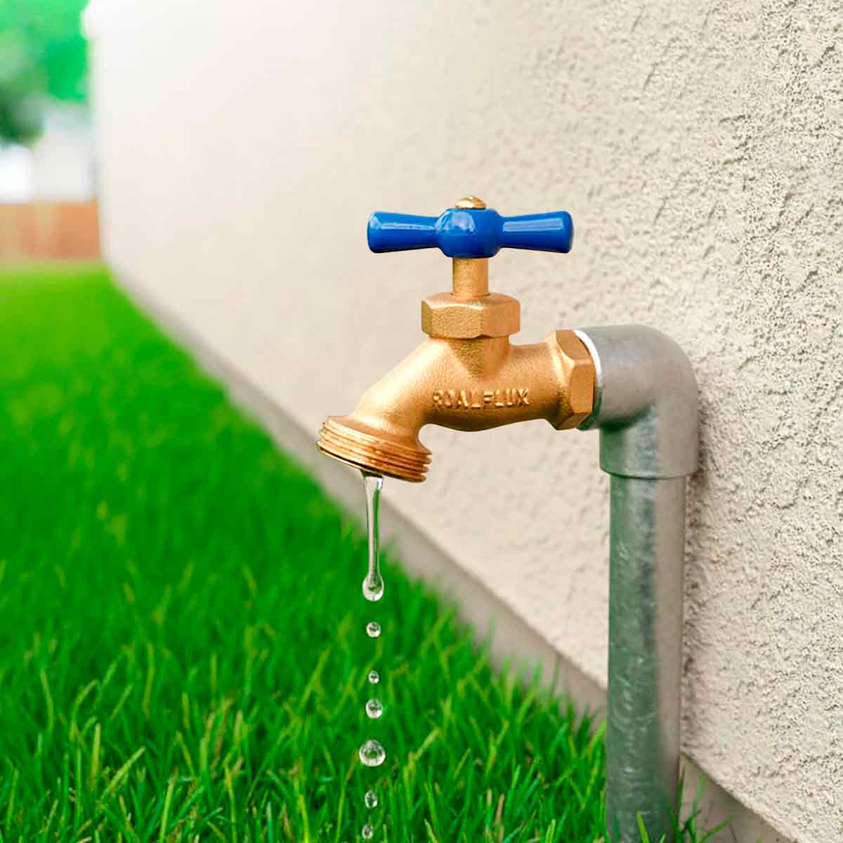 Llave Nariz 1/2 Latón Para Manguera Jardin Roalflux