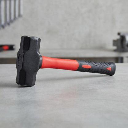 Marro Doble Cara 4 Lbs Con Mango De Fibra De Vidrio