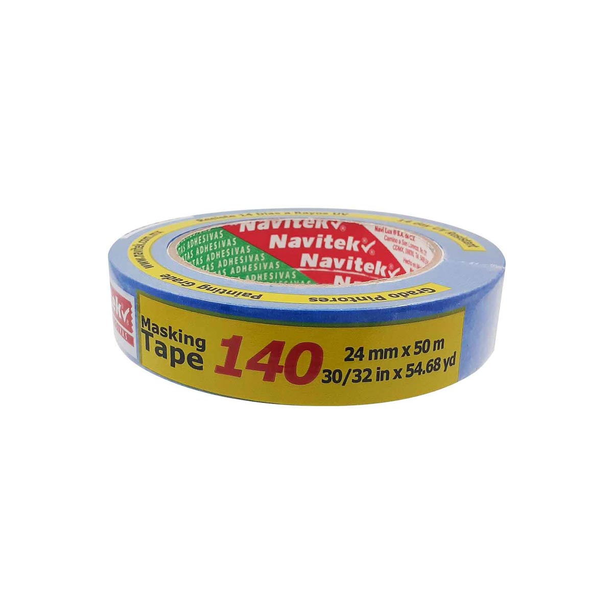 Masking Tape Azul 14 Dias 140 Para Pintar 24mm x 50m NAVITEK Ferreabasto