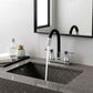 Mezcladora Para Lavabo 4" Con Cubierta Y Manerales Cuerpo Acero Inoxidable Roalflux