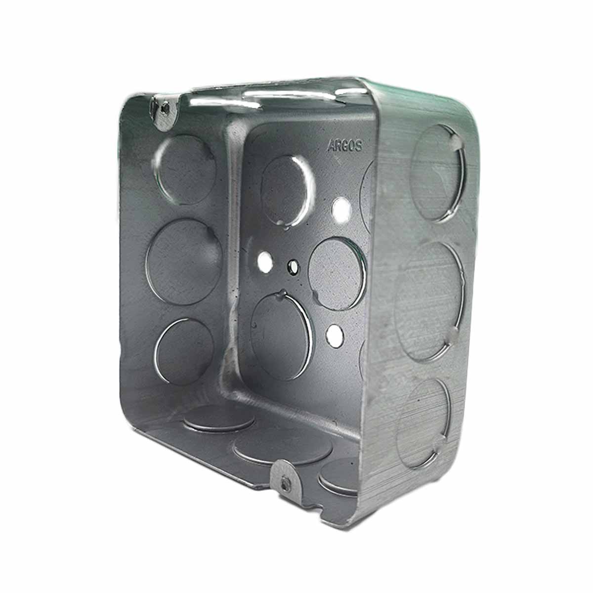 Pack 4 Pzs Caja Metalica Tipo Cuadrada Acero 4x4 Pulg Argos Ferreabasto Ferreabasto