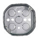 Pack 4 Pzs Caja Metalica Octagonal Tipo Pesada Acero Argos Ferreabasto Ferreabasto