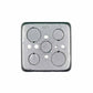 Pack 4 Pzs Caja Metalica Tipo Cuadrada Acero 4x4 Pulg Argos Ferreabasto Ferreabasto