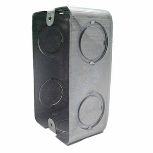 Pack 4 Pzs Caja Metalica Tipo Chalupa Acero 2x4 Pulg Argos Ferreabasto Ferreabasto