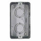Pack 4 Pzs Caja Metalica Tipo Chalupa Acero 2x4 Pulg Argos Ferreabasto Ferreabasto