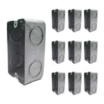 Pack 10 Pzs Caja Metalica Tipo Chalupa Acero 2x4 Pulg Argos Ferreabasto Ferreabasto