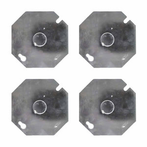 Pack 4 Pzs Tapa Metalica Octagonal De Acero Argos Ferreabasto Ferreabasto